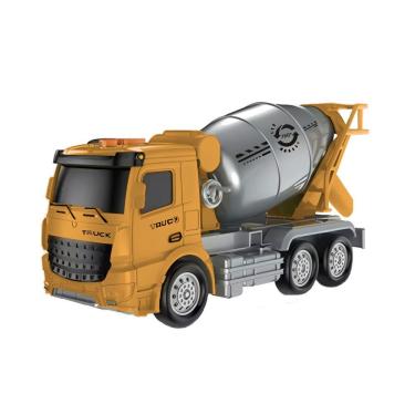 Imagem de Caminhão De Fricção Com Betoneira - City Truck - Luz E Som - 23 Cm - Superlegal