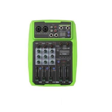 Imagem de Mixer,Mesa de Som,2 canais Mono,1 Stereo,Aux,Eq,Efeito,+48V,USB,Blueto