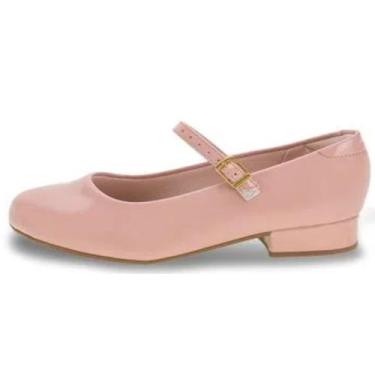 Imagem de Sapato Infantil Boneca Verniz Molekinha 2528.101, Rosa, 29