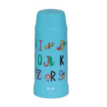 Imagem de Garrafa Termica Mini Kids Alfabeto 300ml - Ceu Azul - Mor - METALURGIC