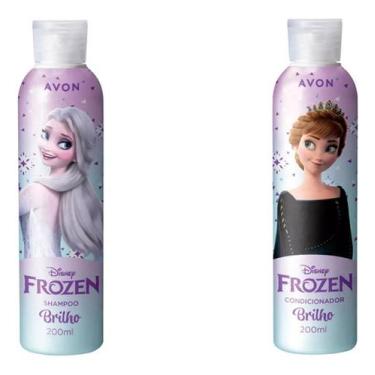 Imagem de Shampoo E Condicionador Infantil Brilho Para Cabelos Frozen - AVON