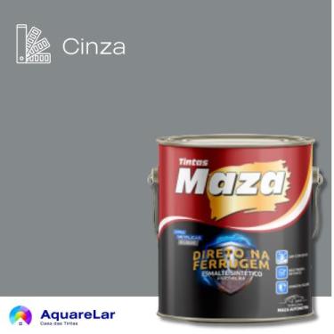 Imagem de Esmalte Sintético Direto na Ferrugem Maza Brilhante 3,6L, CINZA, 3,6L