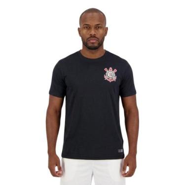 Imagem de Camiseta Coimbra Corinthians Fitness Raglan - 30426, GG, Preto