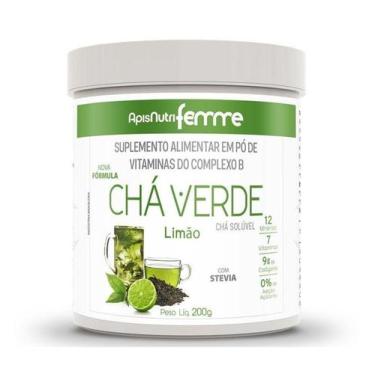 Imagem de Chá Solúvel (200g) - Sabor: Chá verde - Limão - Apisnutri