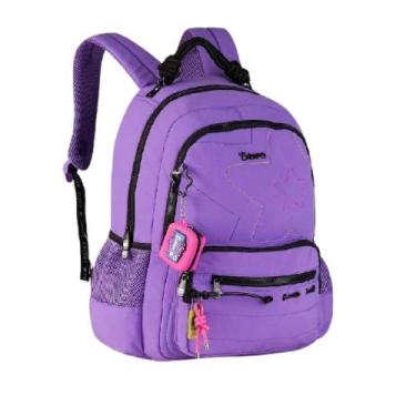 Imagem de Kit Mochila Lancheira Estojo Rb Rebecca Bonbon Holográfica Escolar Lan