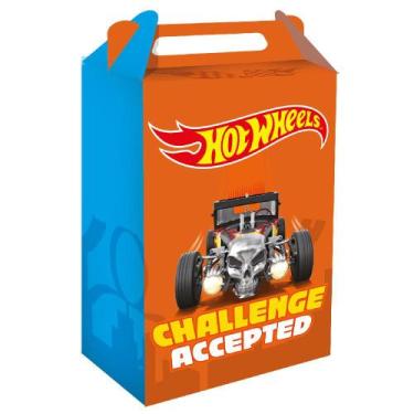 Imagem de Caixa Surpresa para Festa Hot Wheels 8 Uni Festcolor - Inspire sua Fes