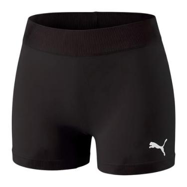 Imagem de Shorts Boxer Puma Feminino Sem Costura Poliamida -, Preto, p