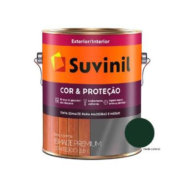Imagem de Esmalte premium cor e proteção verde colonial 3,6lt - 000075