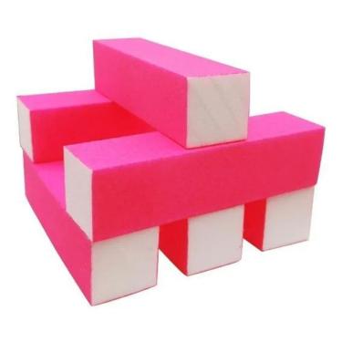 Imagem de Kit 10 Lixas Polidora Bloco Unha Gel Manicure Profissional