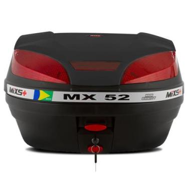 Imagem de Baú Bauleto Universal Bau Mixs 52 Litros para Moto Motoboy, 52 Litros,