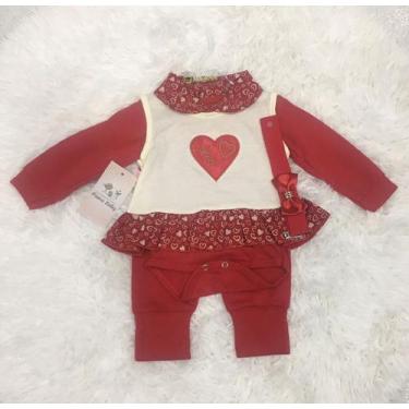 Imagem de Conjunto menininha 2 pcs macacão e tiara - Manu baby kids