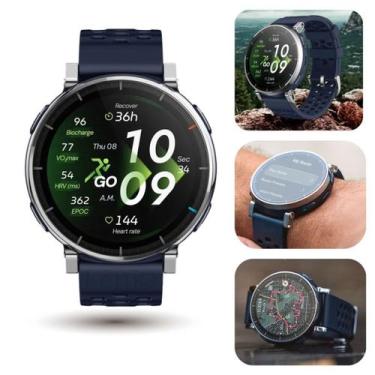 Imagem de Smartwatch Amazfit Active 3 A2559 Premium Maps Off Com Gps, Blue