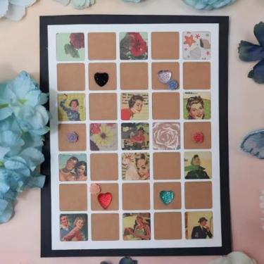 Imagem de Matrizes de Corte Metálicas Feemkota com 35 Grades para Scrapbooking