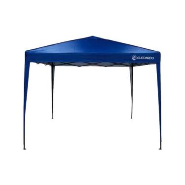 Imagem de Tenda gazebo articulado 3x3mts camping praia jardim azul guepardo, Azu