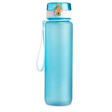 Imagem de Garrafa Squeeze de Água Academia 1 Litro Fitness Weeze SPINNING, Azul