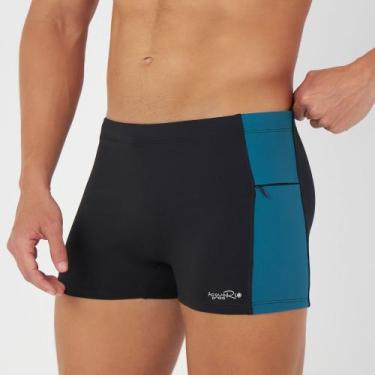 Imagem de Sunga com Bolso e Zíper Masculina Boxer Acqua Rio 680.403, Dil309, Pre