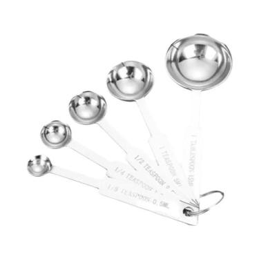 Imagem de Conjunto De Colheres Medidoras De Aço Inoxidável De Grau Alimentício C
