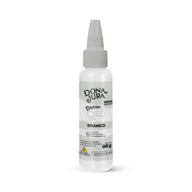 Imagem de Corante em Gel Branco DecorGel 60g Dona Jura