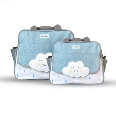 Imagem de Kit Bolsa Maternidade 2 Peças Carinho Bolsa Grande + Bolsa Média Ref 1