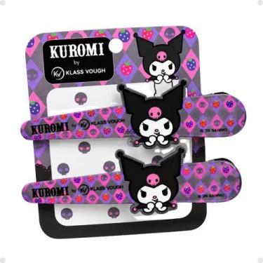 Imagem de Tic Tac Para Cabelo Kuromi By Klass Vough Com 2 Unidades Km08b