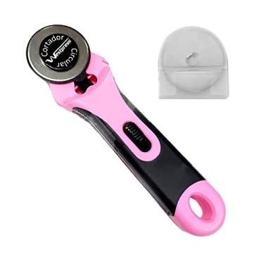 Imagem de Cortador Circular 45mm Rosa + 1 Lamina Extra Patchwork