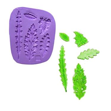Imagem de Confeitaria dos moldes, F721 MOLDE DE SILICONE FOLHAS CONFEITARIA ARTESANATO
