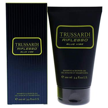 Imagem de Trussardi Riflesso Blue Vibe Shampoo masculino e gel de banho 100 ml
