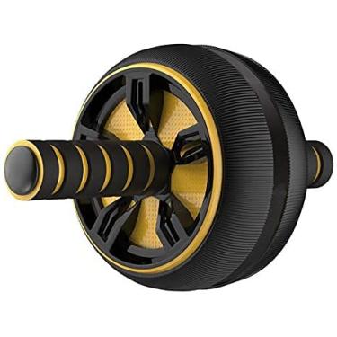 Imagem de TOPIND Rolo de roda abdominal, equipamento de treino Ab Core Fitness Corporal, máquina de treinamento de força, academia em casa e ferramenta de exercício muscular (amarelo)