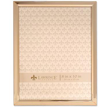 Imagem de Lawrence Frames Moldura chanfrada clássica de metal dourado 20 x 25 cm