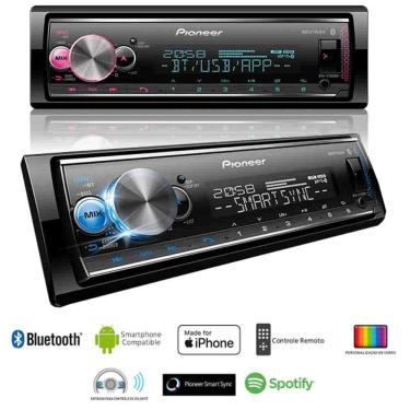 Imagem de Som Automotivo Pioneer USB MP3 MVH-X7000BR Bluetooth