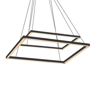 Imagem de Lustre Pendente Newline Fit Led 747 Bivolt Preto 4000K Luz Neutra