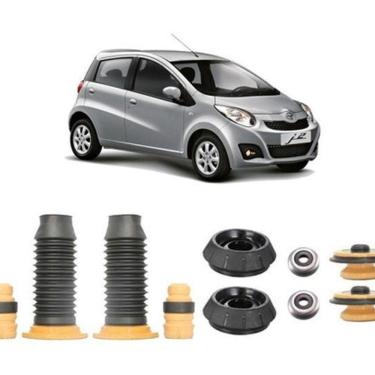 Imagem de Kit 2 Coxim Dianteiro Batente Traseiro Jac 2 2013 2014