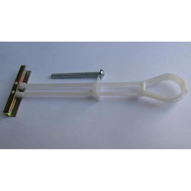 Imagem de Bucha C-Toogle de Nylon 1/4" com 10 Peças Branco