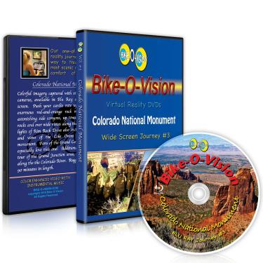 Imagem de Bike-O-Vision - Virtual Cycling Adventure - Colorado National Monument - Perfect for Indoor Cycling and Treadmill Workouts - Cardio Fitness Scenery Video (Widescreen DVD #3)