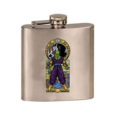 Imagem de Name K Fighting Powerful Men Anime Parody Design - 3D Color Printed 170.1 g Frasco de aço inoxidável (aço prata)