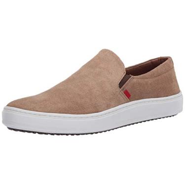 Imagem de Marc Joseph New York Tênis masculino feito no Brasil de couro veneziano de luxo, Camurça de tabaco, 39