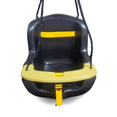 Imagem de Balanço Infantil CORES Plástico Bebê Criança Cadeirinha Com Corda - Cores Escolha a sua… (Cores)