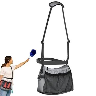 Imagem de 5 Pcs utilidades limpeza, Pochete Utilitário Cintura, limpeza para tarefas domésticas, ferramentas jardinagem com bolsos para mulheres homens, design Sritob