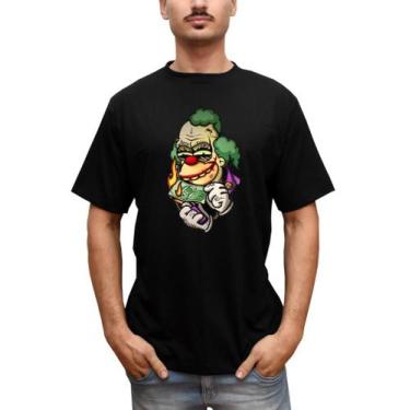 Imagem de Camiseta Masculina Palhaço Coringa Joker Palhaço Vilão Simpson - Bella