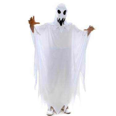 Imagem de Fantasia Fantasma Túnica Adulto com Capuz - Halloween
 M