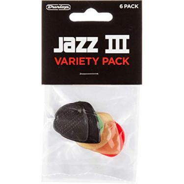 Imagem de Kit de palhetas para guitarra Jim Dunlop, variadas, pacote com 6