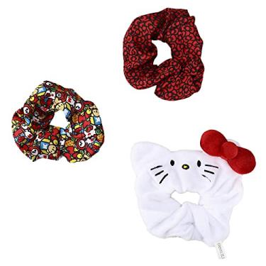 Imagem de Sanrio Hello Kitty Scrunchy, pacote com 3