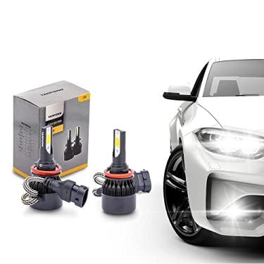 Imagem de Kit Lampada Super Led Cyber 6000k Tarponn H8 6400 Lumens 36W