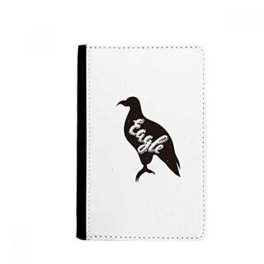 Imagem de Porta-passaporte Eagle preto e branco animal Notecase Burse capa carteira porta-cartão, Multicolor