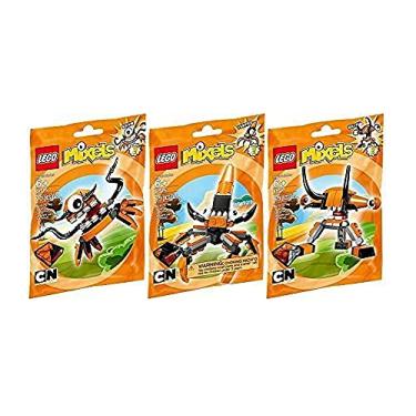 Imagem de LEGO, Mixels Series 2 Bundle Set of Flexers, Kraw (41515), Tentro (41516), and Balk (41517)