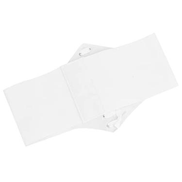 Imagem de Espartilho branco, cinta larga de couro de imitação para aniversário
