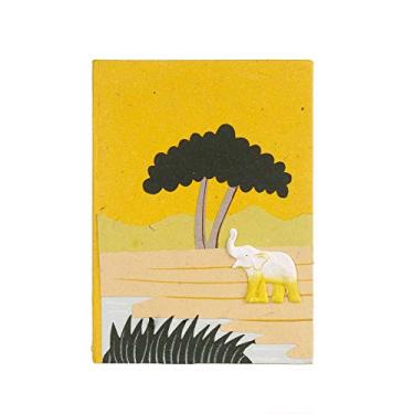 Imagem de Caderno Paper High Eco Maximus Elephant Dung grande 150 x 210 mm - Amarelo