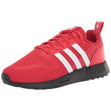 Imagem de adidas Originals Tênis Sapato Calçados Infantil Unissex Suave Corredor, Vermelho VívidoBrancoPreto, 3 Little Kid