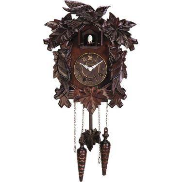 Imagem de Relógio de Parede Herweg Ref: 5379-84 Cuco Madeira Ipê