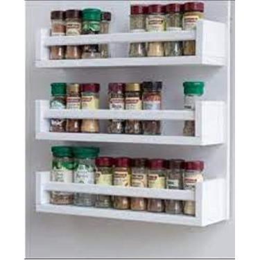 Imagem de Kit 3 Prateleiras Nichos em U 70x15 MDF Branco com Suporte Flutuante Invisível Livros